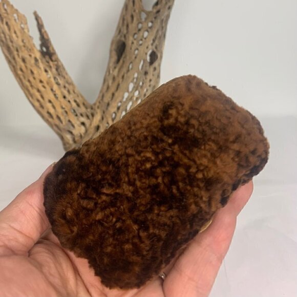 Victorian 1860s Antique Fur Coin Purse - Picture 11 of 12